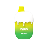 KRUS CREAM 8000 PUFFS 5% NIC 17ML DISPOSABLE - SOUR APPLE