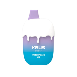 KRUS CREAM 8000 PUFFS 5% NIC 17ML DISPOSABLE - WATERMELON ICE