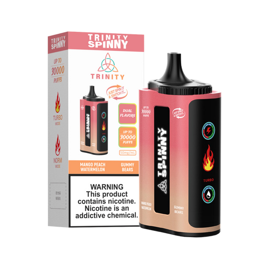 Trinity Spinny - Mango Peach Watermelon & Gummy Bears