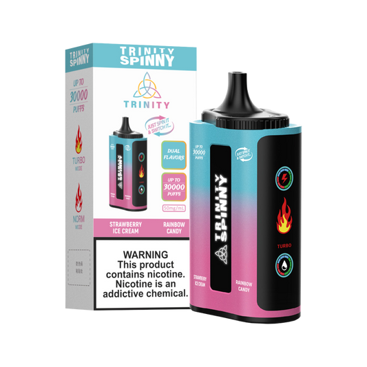 Trinity Spinny - Strawberry Ice Cream & Rainbow Candy