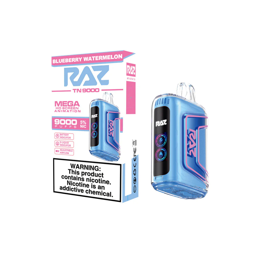 RAZ TN9000 5% Disposables (28 Flavors) RAZ TN9000 5% Disposables (28 Flavors)