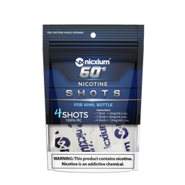 Nicxium - Nicotine Shots 4-Pack 60's
